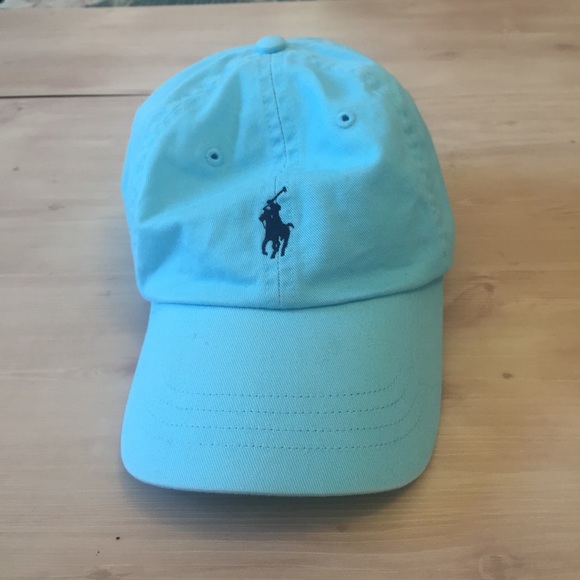 light blue ralph lauren polo hat